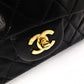 CHANEL Classic W-Flap Shoulder Bag, Lambskin, Gold Hardware