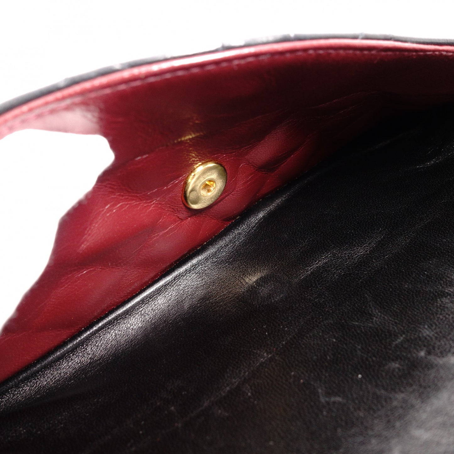 CHANEL Classic W-Flap Shoulder Bag, Lambskin, Gold Hardware