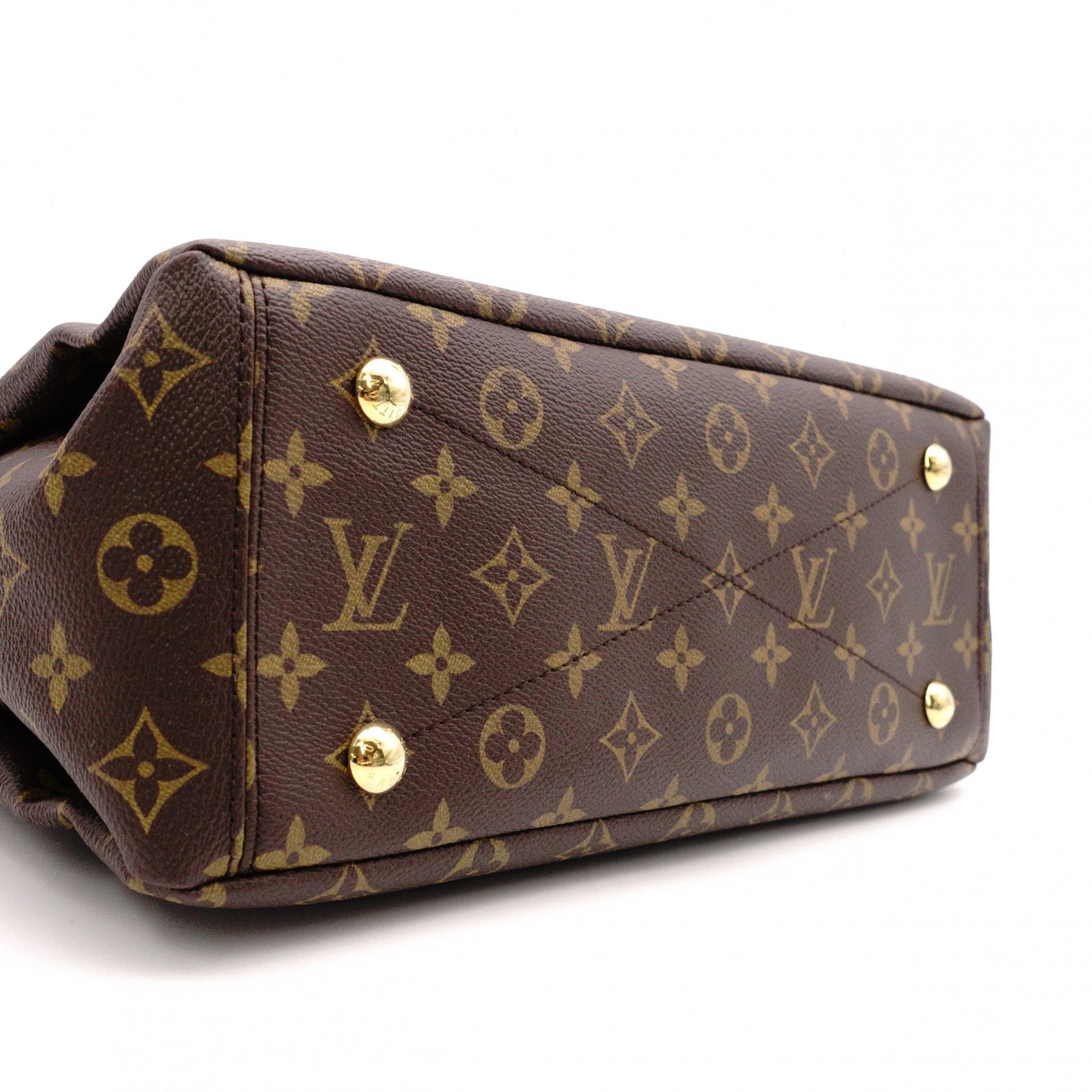 Louis Vuitton Paras Monogram Canvas Handbag, PVC Leather, Brown, 2-Way Shoulder Bag