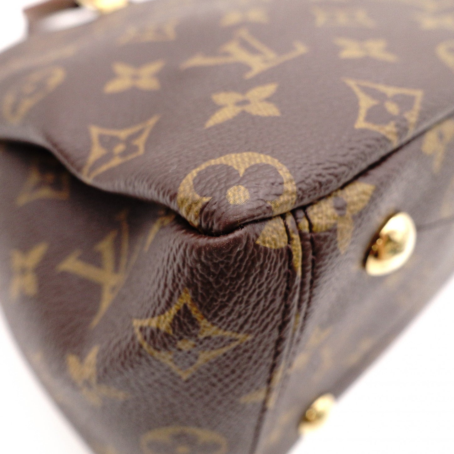 Louis Vuitton Paras Monogram Canvas Handbag, PVC Leather, Brown, 2-Way Shoulder Bag