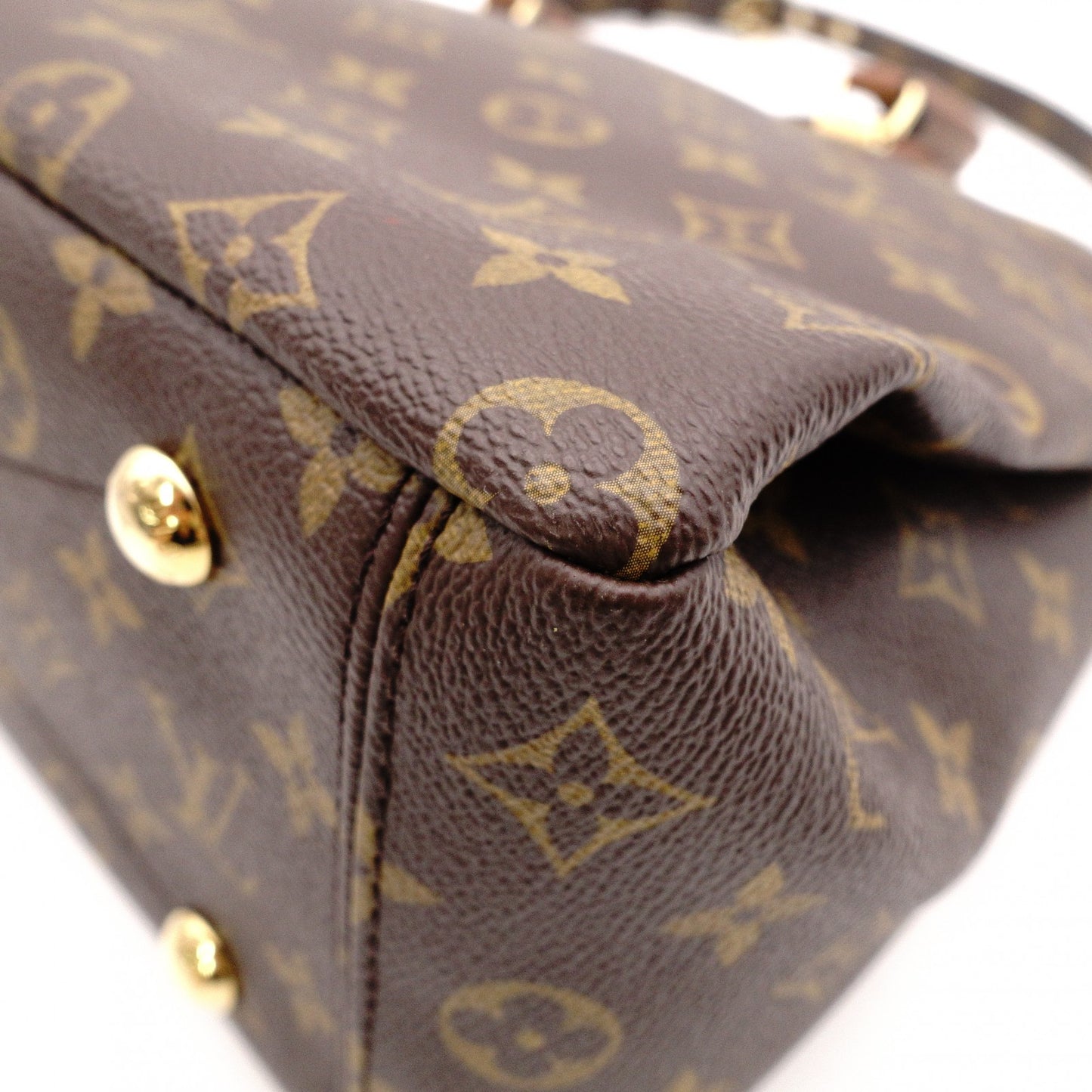 Louis Vuitton Paras Monogram Canvas Handbag, PVC Leather, Brown, 2-Way Shoulder Bag