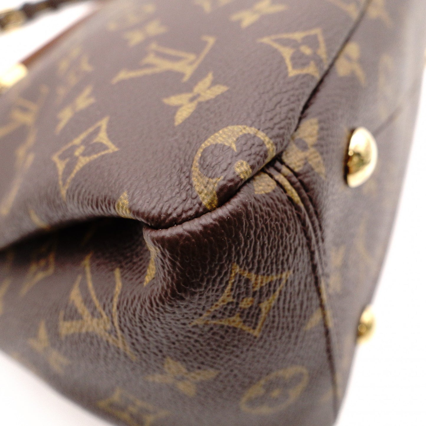 Louis Vuitton Paras Monogram Canvas Handbag, PVC Leather, Brown, 2-Way Shoulder Bag