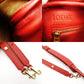 LOEWE Amazona 75 Small Handbag Red Leather Red 2-Way Crossbody 7-11-599