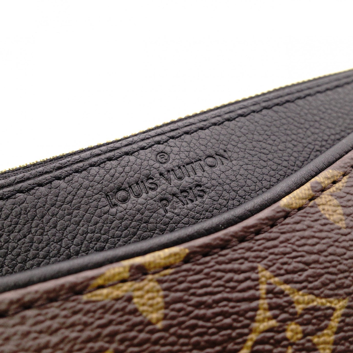 Louis Vuitton Paras Monogram Canvas Handbag, PVC Leather, Brown, 2-Way Shoulder Bag
