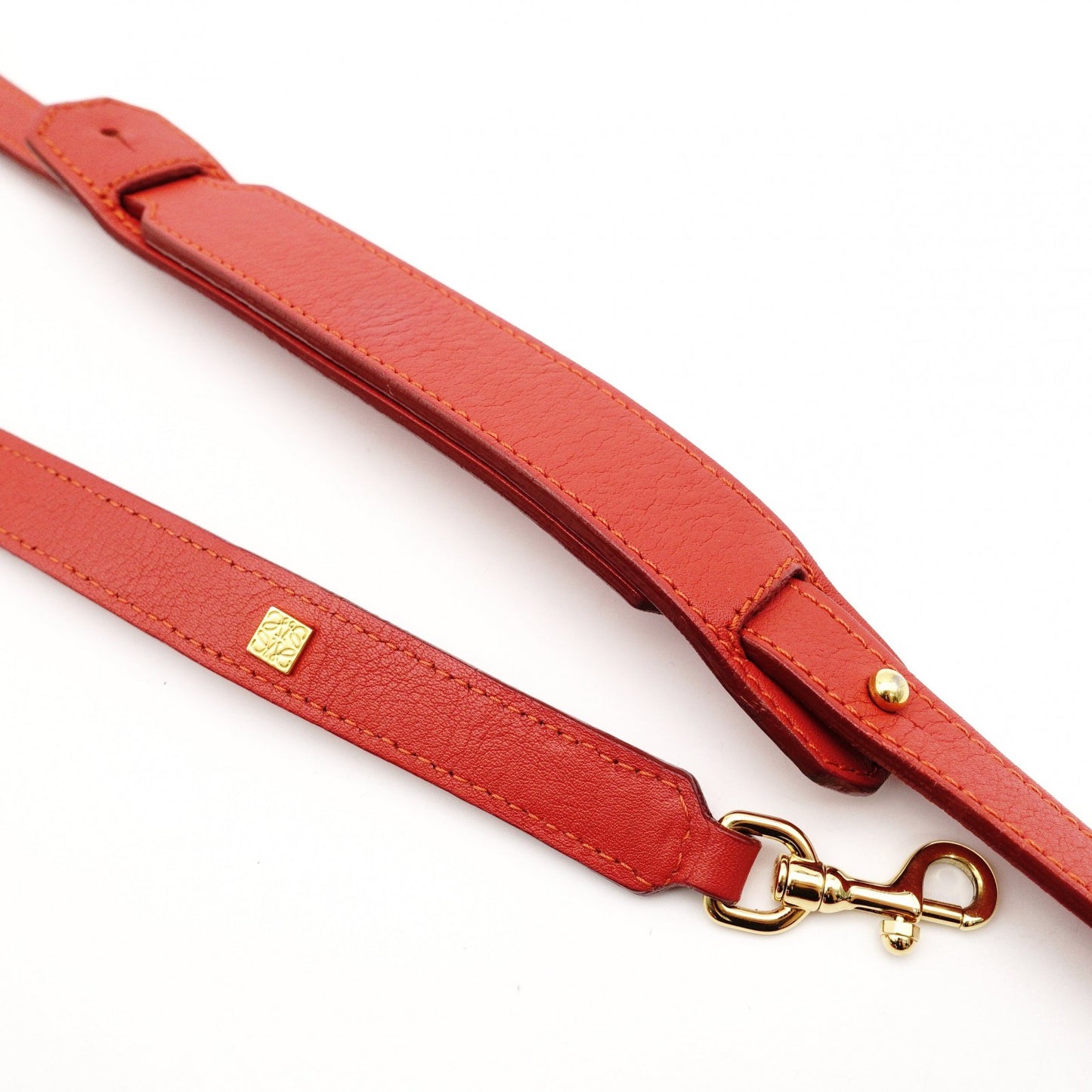 LOEWE Amazona 75 Small Handbag Red Leather Red 2-Way Crossbody 7-11-599