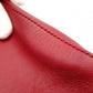 FENDI Peekaboo Handbag 2-Way Leather Red Shoulder Bag Red Gold Hardware 7-11-477