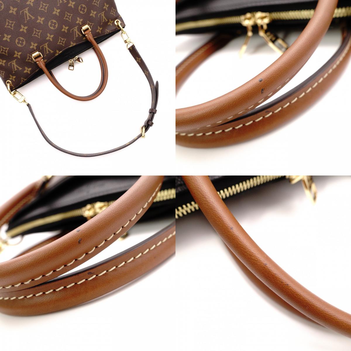 Louis Vuitton Paras Monogram Canvas Handbag, PVC Leather, Brown, 2-Way Shoulder Bag