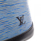 LOUIS VUITTON Alma BB Epi Handbag, Leather, Blue, 2-Way
