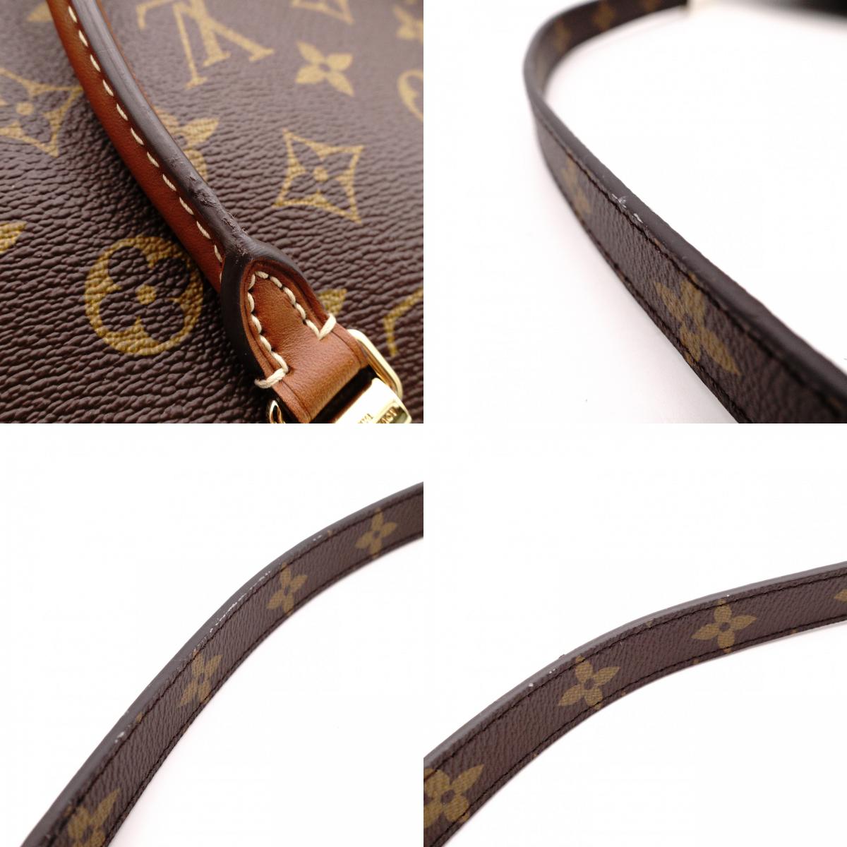 Louis Vuitton Paras Monogram Canvas Handbag, PVC Leather, Brown, 2-Way Shoulder Bag