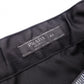 PRADA Triangle Logo SPH66 Nylon Skinny Pants, Nylon, Black, Size 44