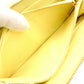BOTTEGAVENETA Zip-Around Wallet Cassette Long Wallet Leather Yellow
