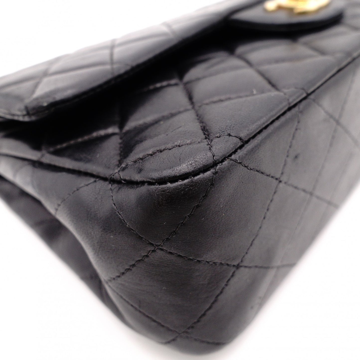 CHANEL シャネル クラシック Wフラップ ショルダーバッグ レザー【中古】 レディース