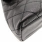 CHANEL Matelassé Top Handle Handbag Black Caviar Skin Black A21397 Gold Hardware 7-9-604