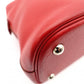 HERMES Bolide 31 Leather Handbag Red 2-Way □I Stamped Shoulder Strap Silver Hardware 7-10-527