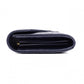 SAINT LAURENT Cassandra Long Wallet, Leather, Navy, Gold Hardware