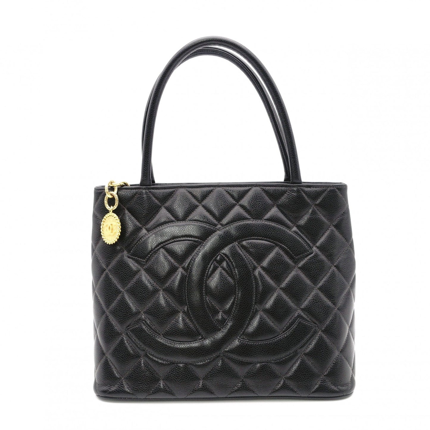 CHANEL Reissue Tote Bag, Leather, Caviar Skin, Gold Hardware
