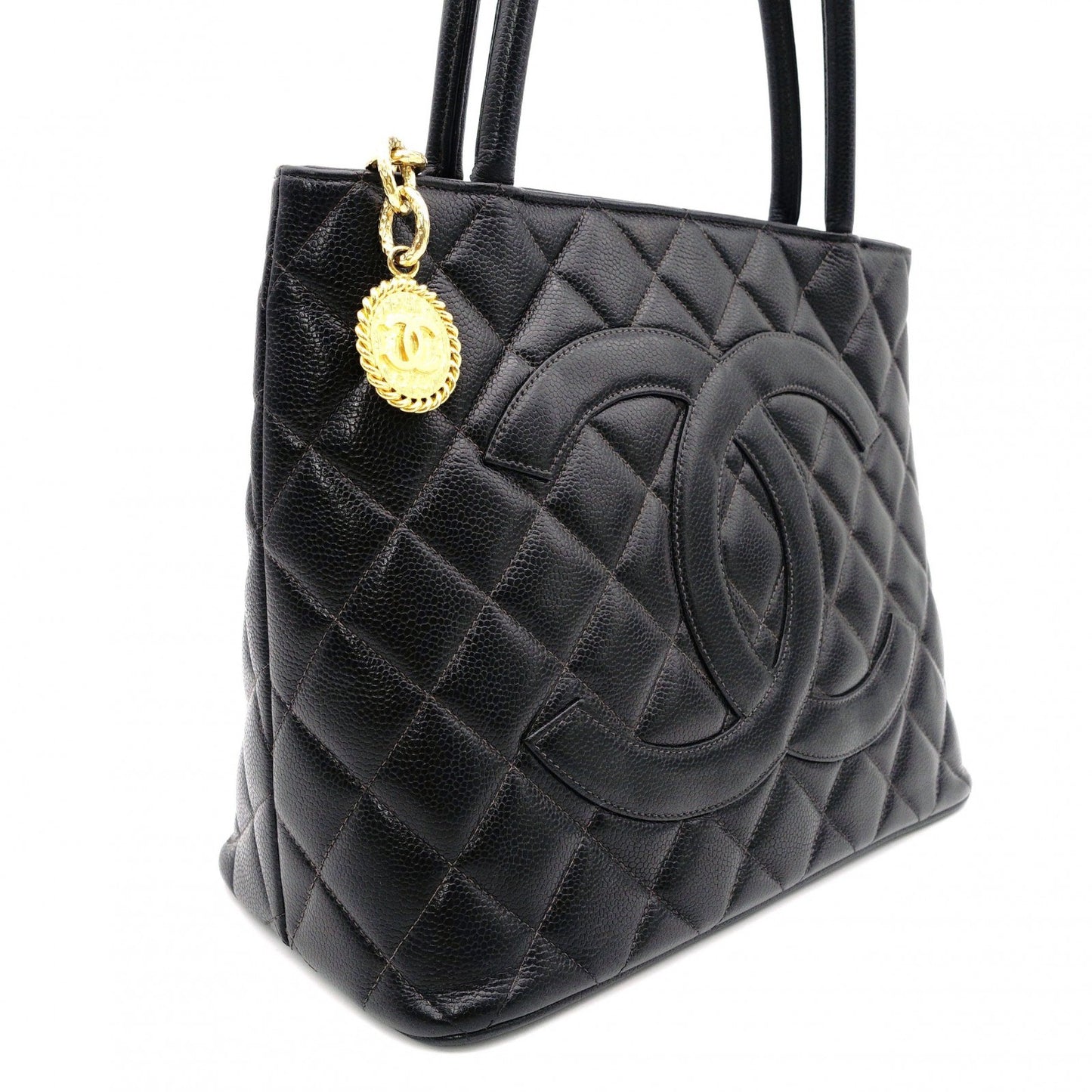 CHANEL Reissue Tote Bag, Leather, Caviar Skin, Gold Hardware