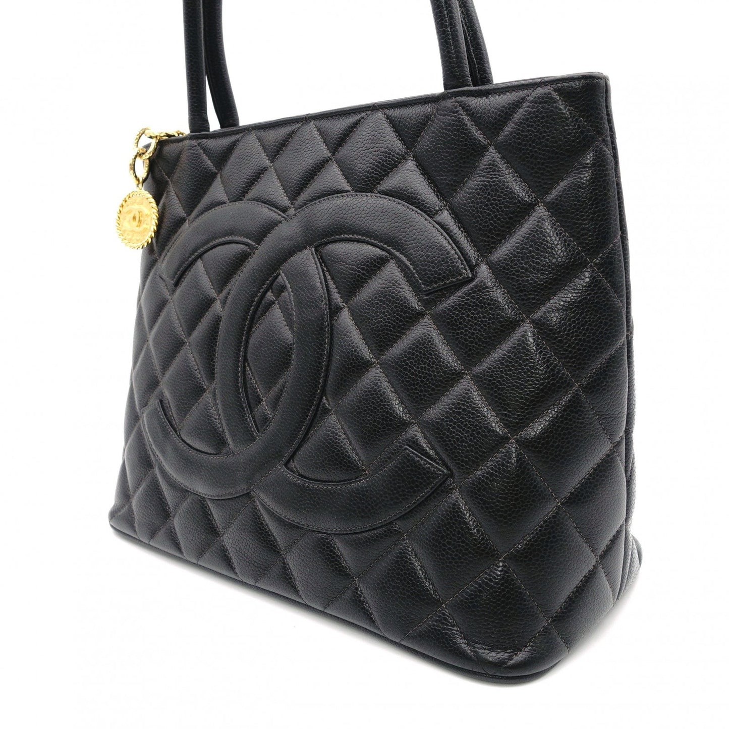 CHANEL Reissue Tote Bag, Leather, Caviar Skin, Gold Hardware