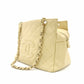 CHANEL Matelassé Caviar Leather Chain Shoulder Bag Beige Leather Shoulder 7-11-070