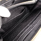 Salvatore Ferragamo Round Zipper Gancini Long Wallet, Leather, Black with Gold Hardware