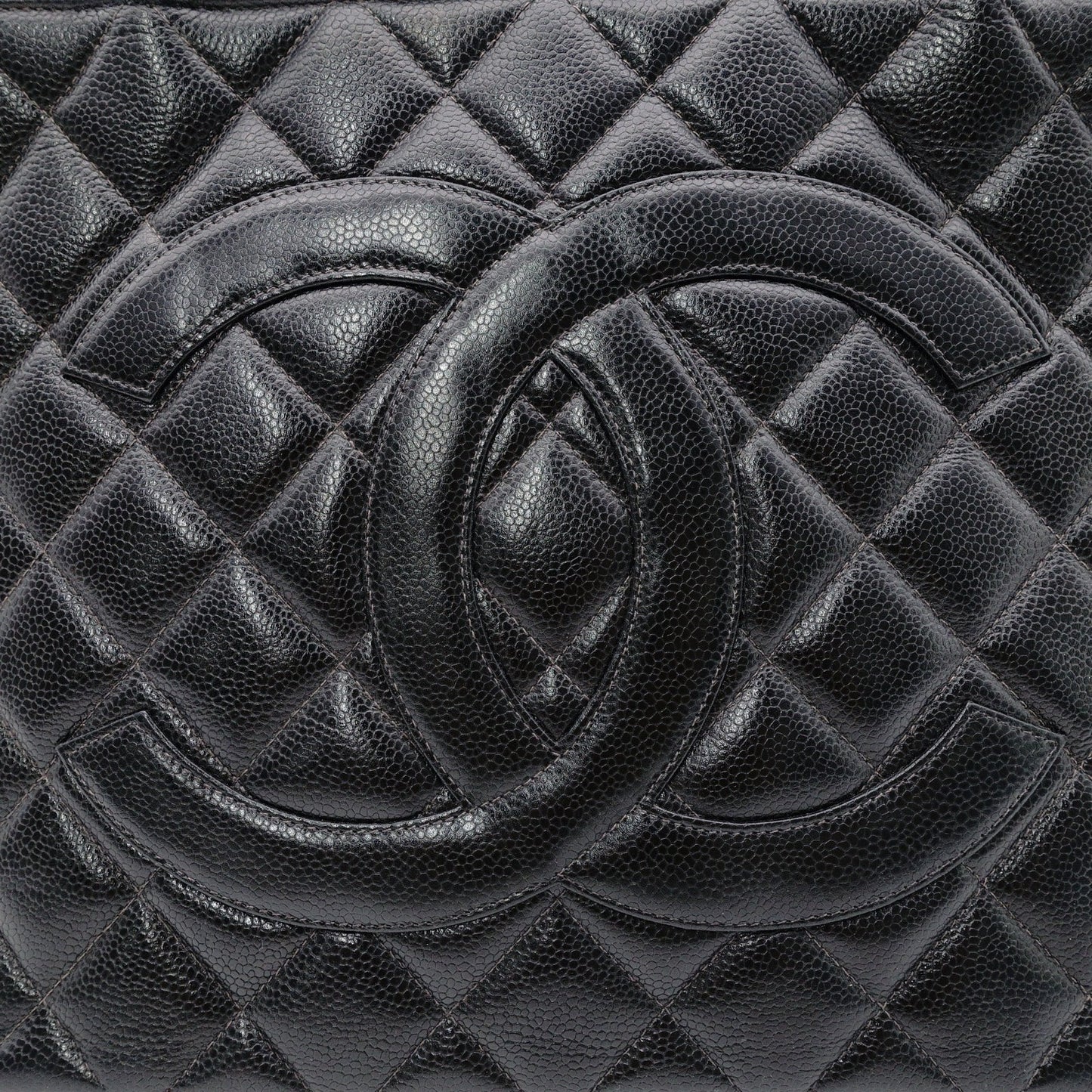 CHANEL Reissue Tote Bag, Leather, Caviar Skin, Gold Hardware