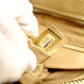CHANEL Matelassé Caviar Leather Chain Shoulder Bag Beige Leather Shoulder 7-11-070