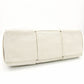 Bottega Veneta Intrecciato Tote Bag Canvas Off-White × Black Shoulder Pouch Included 7-12-043