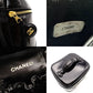 CHANEL Coco Mark Patent Leather Black Vanity Bag Black Handbag Vintage 7-11-770