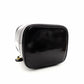 CHANEL Coco Mark Patent Leather Black Vanity Bag Black Handbag Vintage 7-11-770