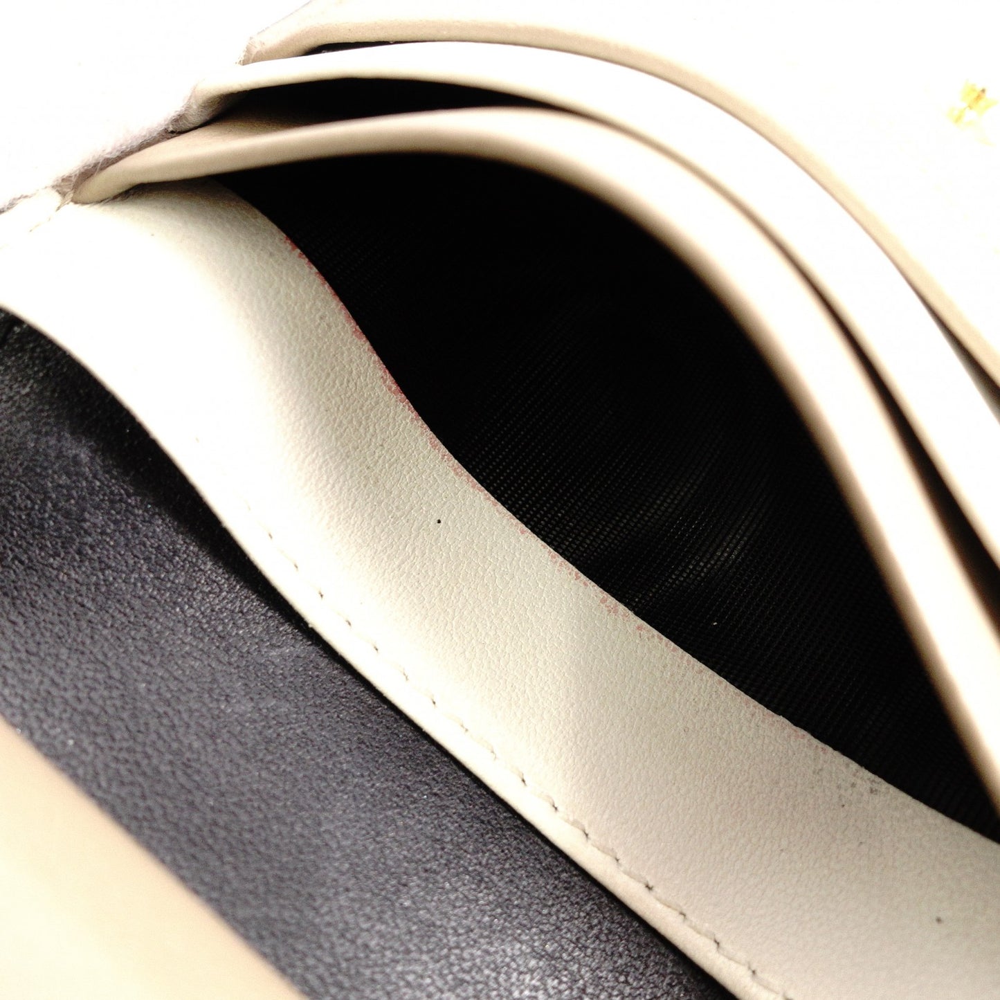Christian Dior Cannage Bifold Wallet, Leather, Black and Beige, CD Logo
