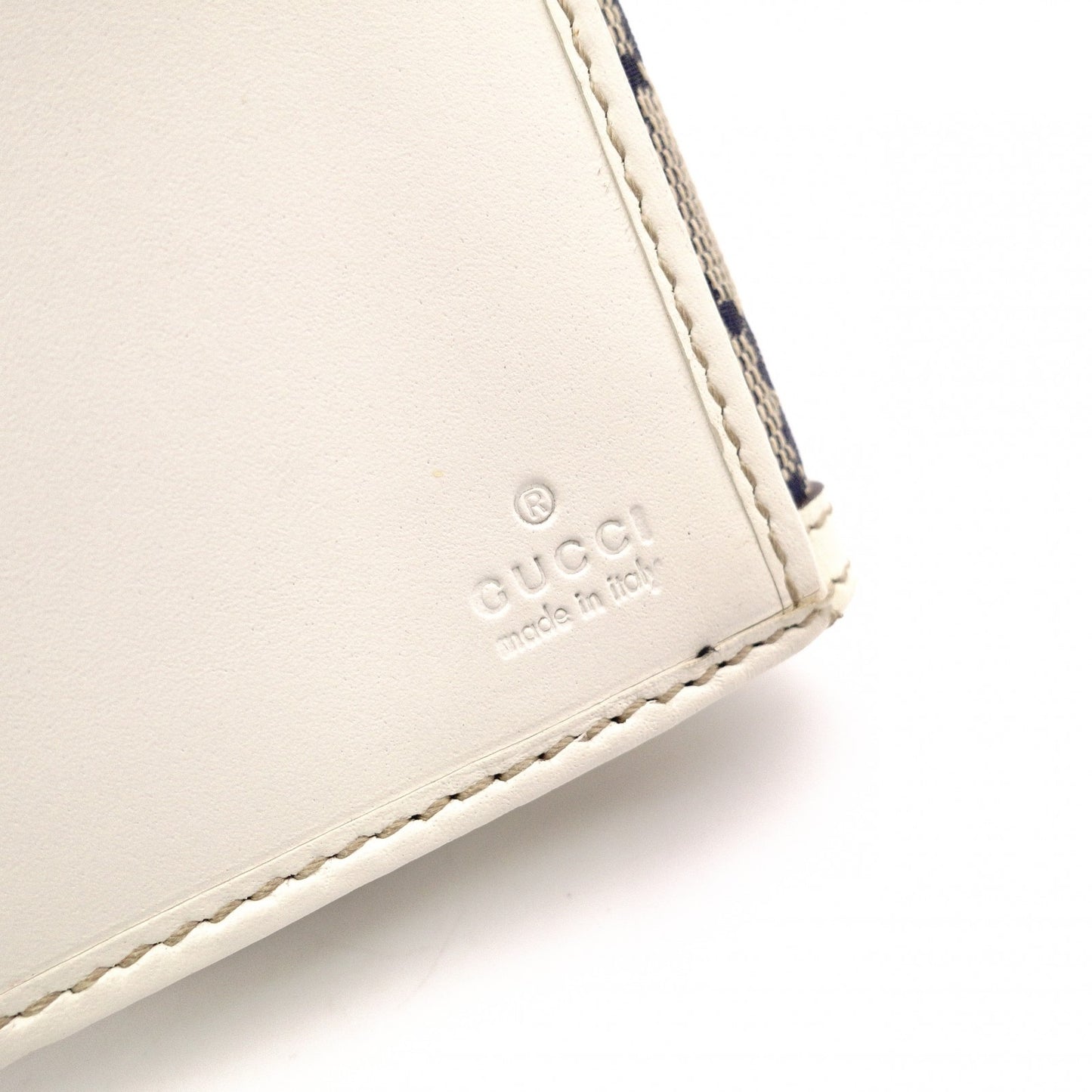 GUCCI Horsebit GG Canvas Long Wallet, Canvas and Leather, Beige