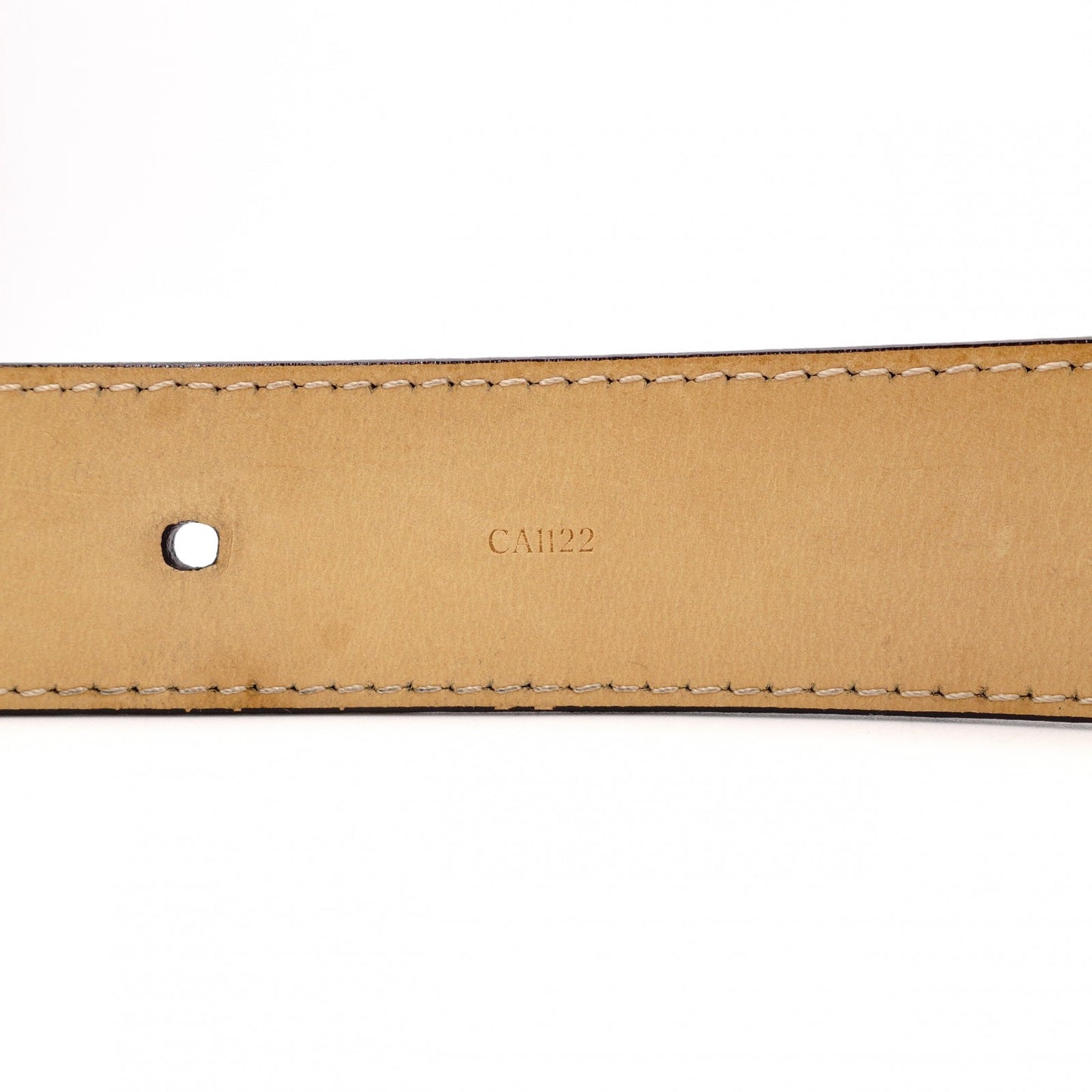 LOUIS VUITTON Monogram Vernis Belt, Patent Leather, Amaranth