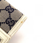 GUCCI Horsebit GG Canvas Long Wallet, Canvas and Leather, Beige
