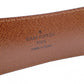 LOUIS VUITTON Monogram Canvas Belt, PVC Leather, Brown, Size 85