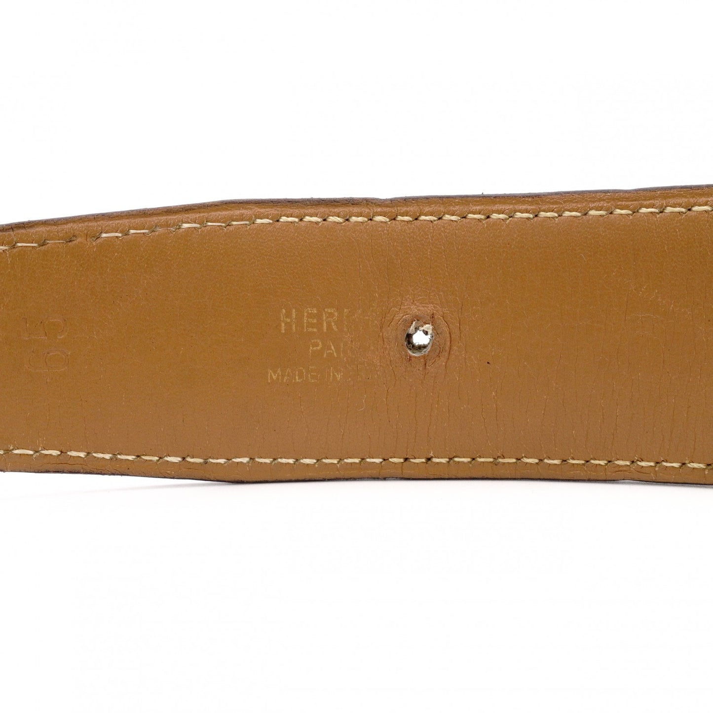 HERMES H Belt, Leather, Black, Reversible, Gold Hardware
