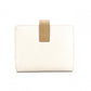 CELINE Strap Bifold Wallet, Leather, Beige, Wallet