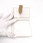 CELINE Strap Bifold Wallet, Leather, Beige, Wallet