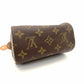 LOUIS VUITTON Mini Speedy Monogram Canvas Handbag PVC Leather Brown 7-12-120