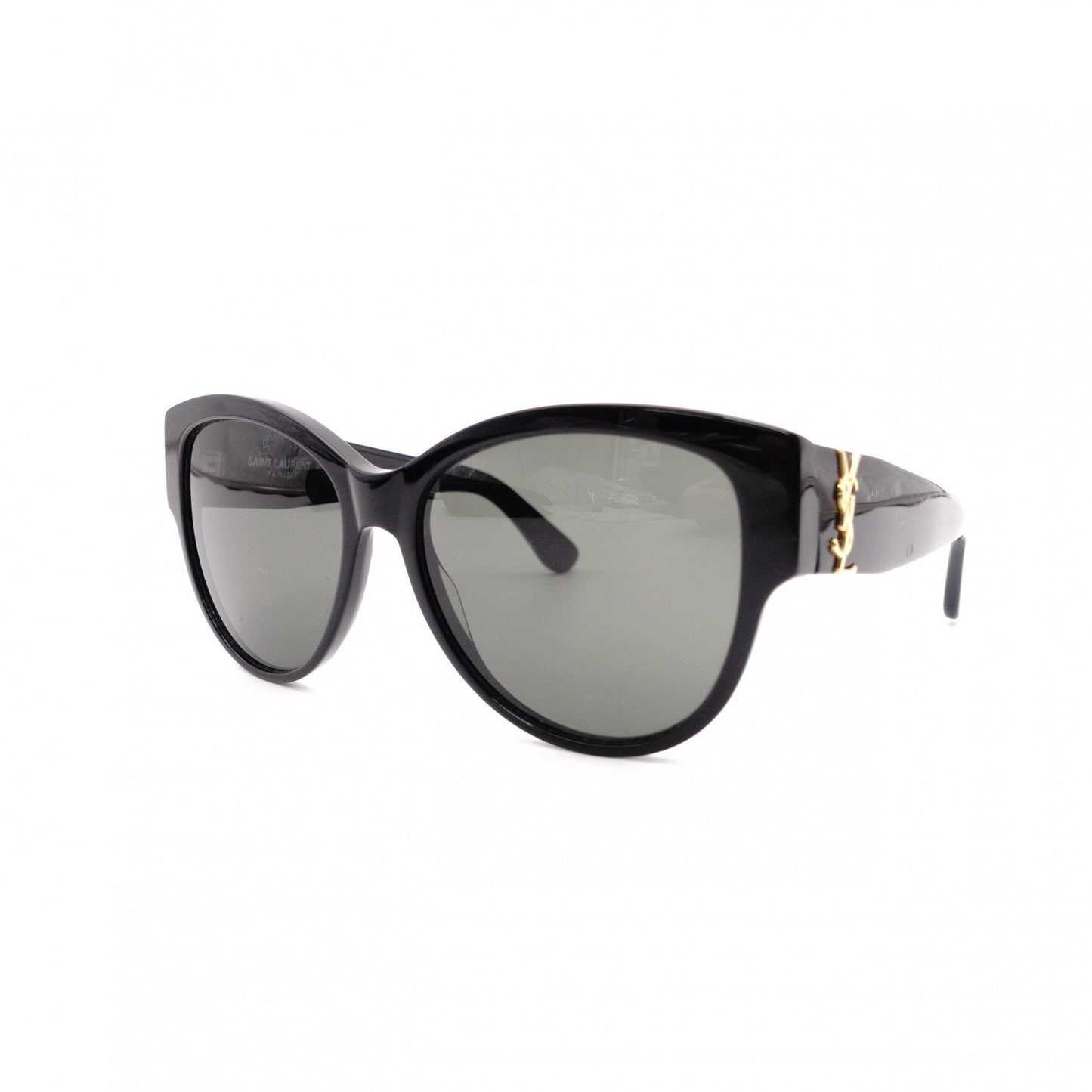 SAINT LAURENT Sunglasses, Plastic, Black