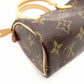 LOUIS VUITTON Mini Speedy Monogram Canvas Handbag PVC Leather Brown 7-12-120