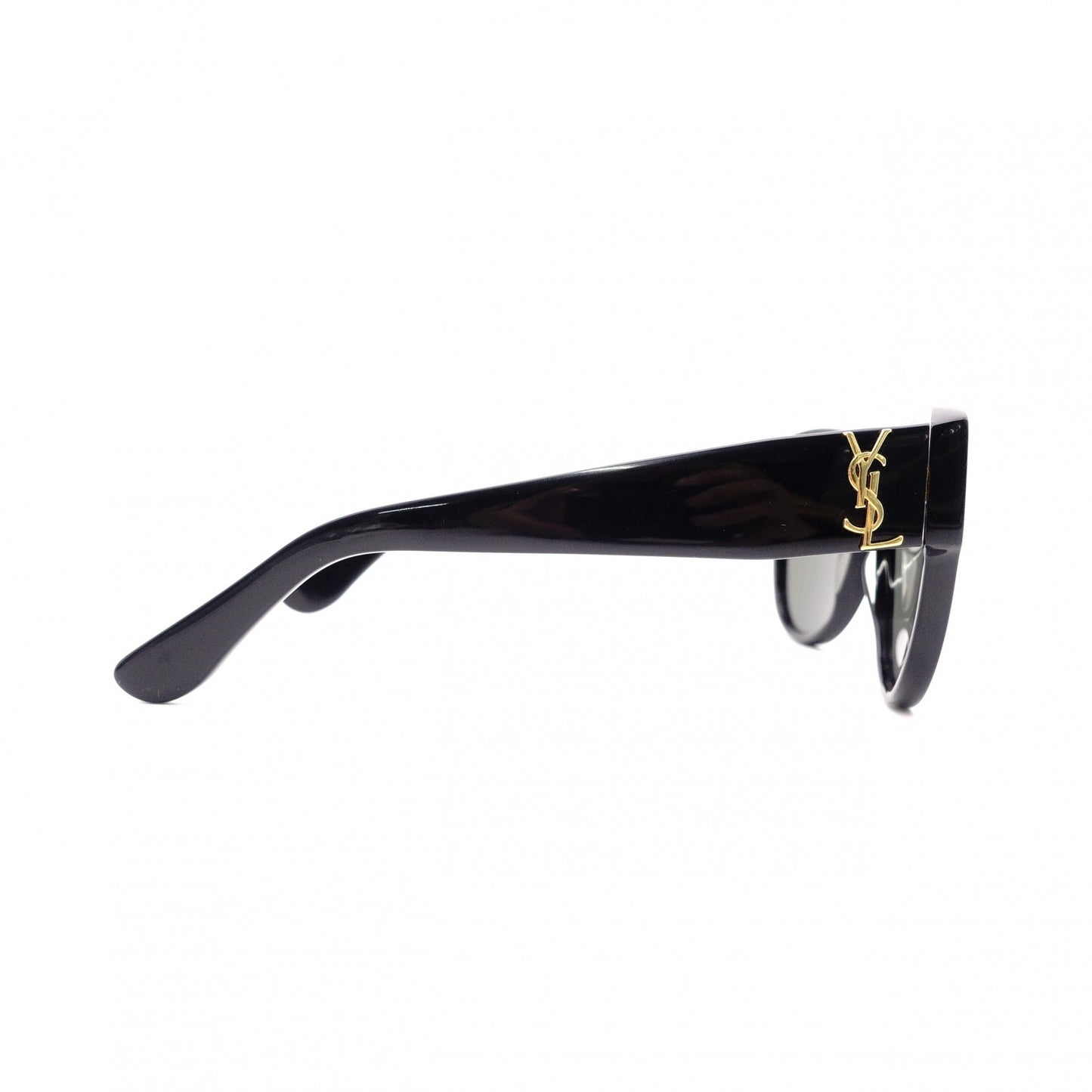 SAINT LAURENT Sunglasses, Plastic, Black