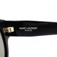 SAINT LAURENT Sunglasses, Plastic, Black