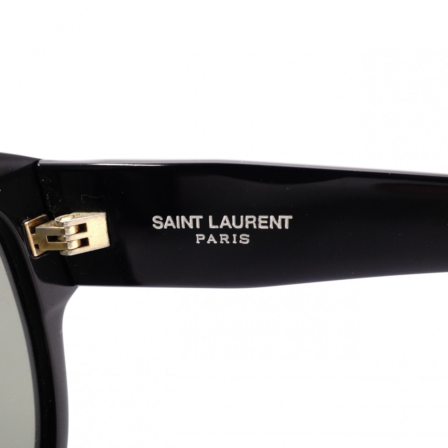 SAINT LAURENT Sunglasses, Plastic, Black