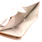 LOEWE Anagram Compact Wallet, Tri-fold, Leather, Beige