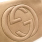 GUCCI Soho Disco Shoulder Bag, Leather, Brown, Crossbody, Tassel