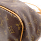 LOUIS VUITTON Palermo PM Monogram Canvas Handbag with PVC Leather Accents, Brown, 2-Way
