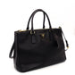 PRADA Galleria Handbag Black 2-way Shoulder Bag