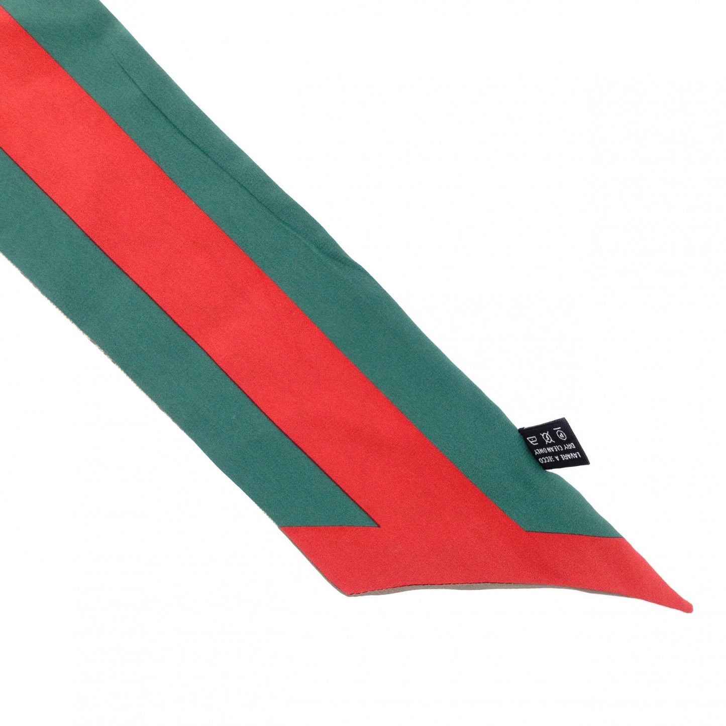 GUCCI Twilly Scarf, Silk, Women's, Sherry Line, with Charm