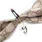 GUCCI Twilly Scarf, Silk, Women's, Sherry Line, with Charm