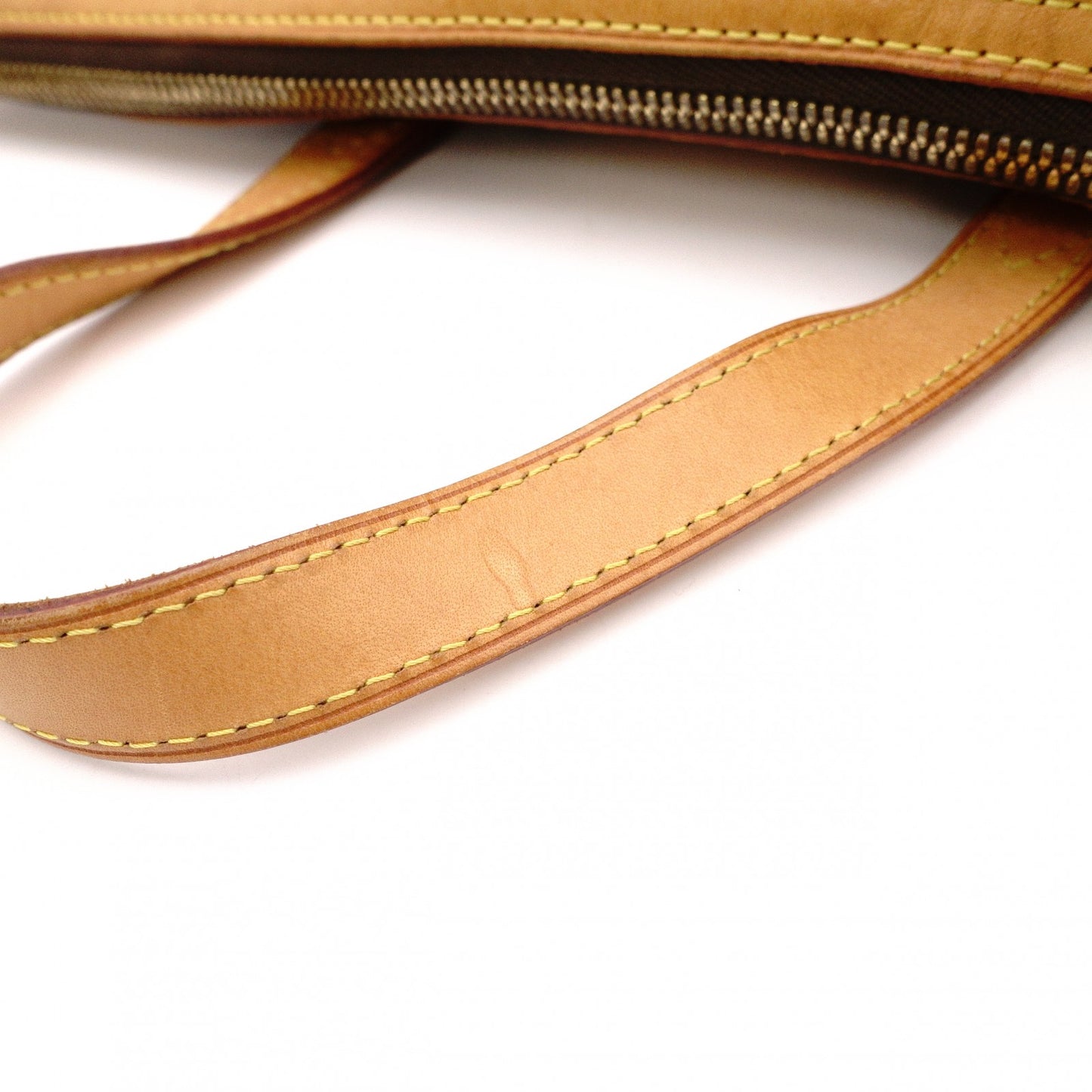 LOUIS VUITTON Palermo PM Monogram Canvas Handbag with PVC Leather Accents, Brown, 2-Way